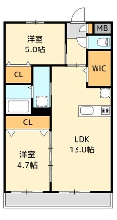 Growth Nishikiの物件間取画像